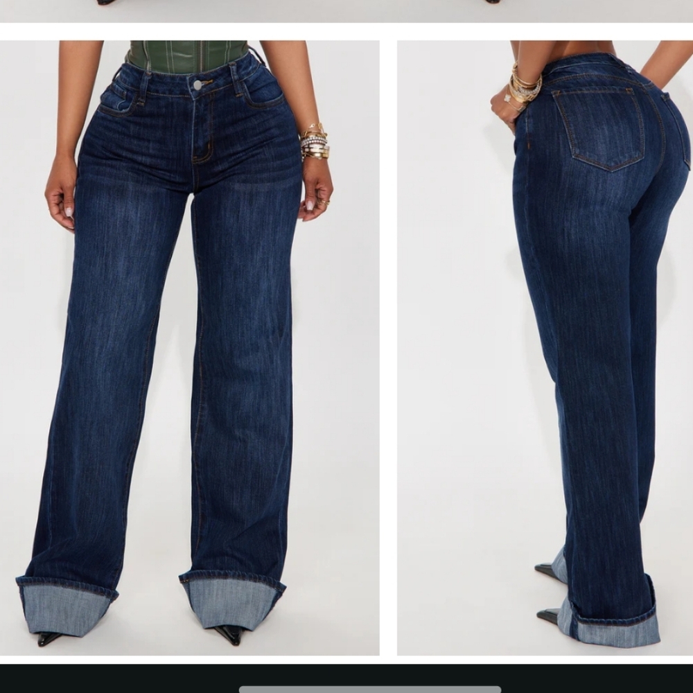 TALL WOMEN'S JEANS- Dark Blue Jeans (9)